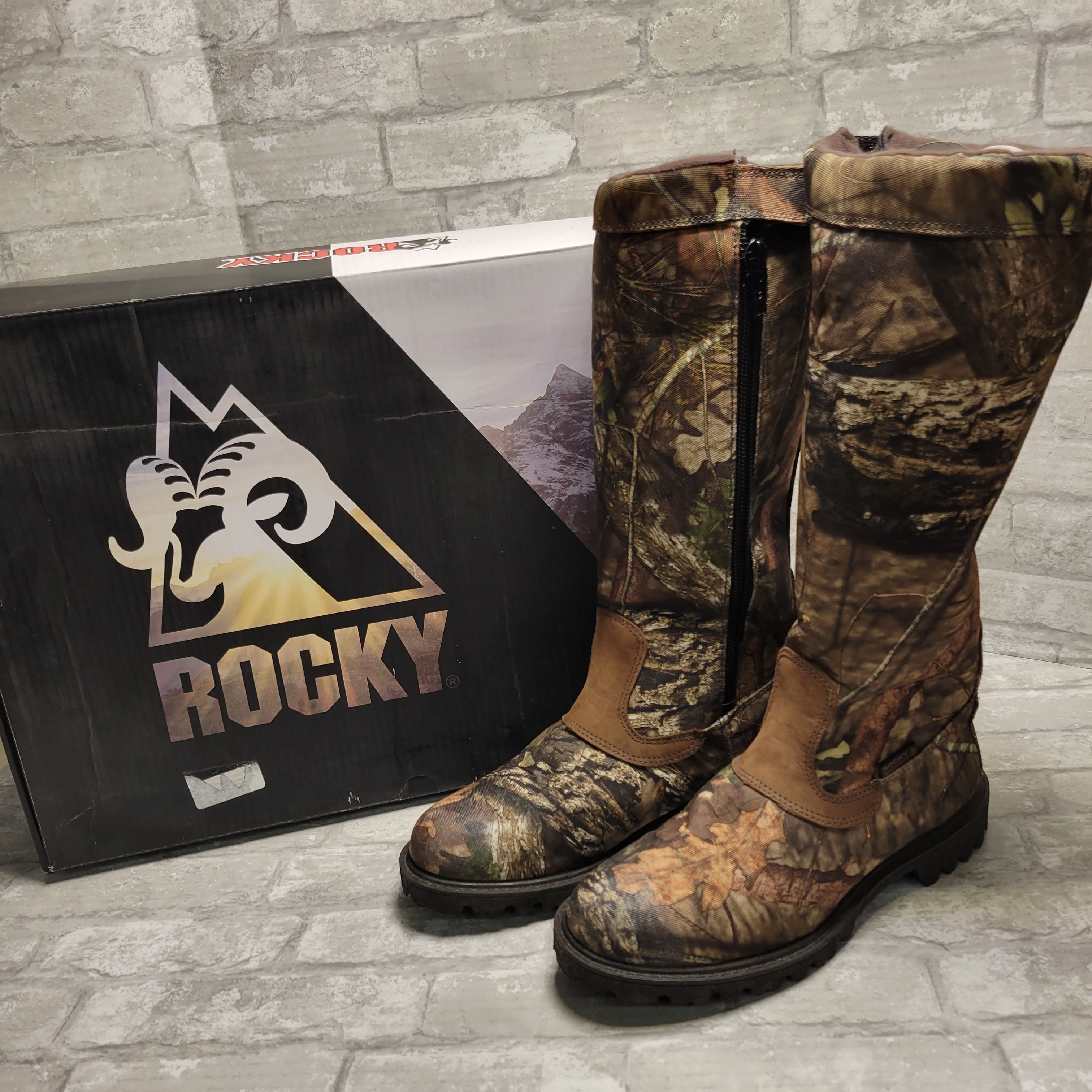Rocky Low Country Waterproof Snake Boot, Camo 10.5M (8041636692206)